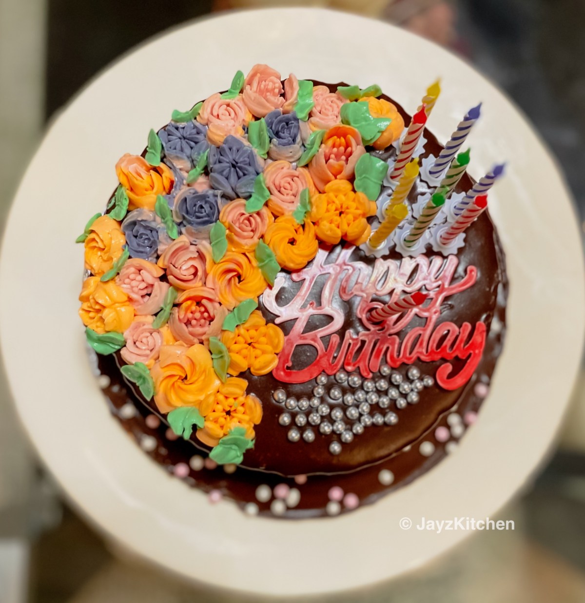 Eggless chocolate cake