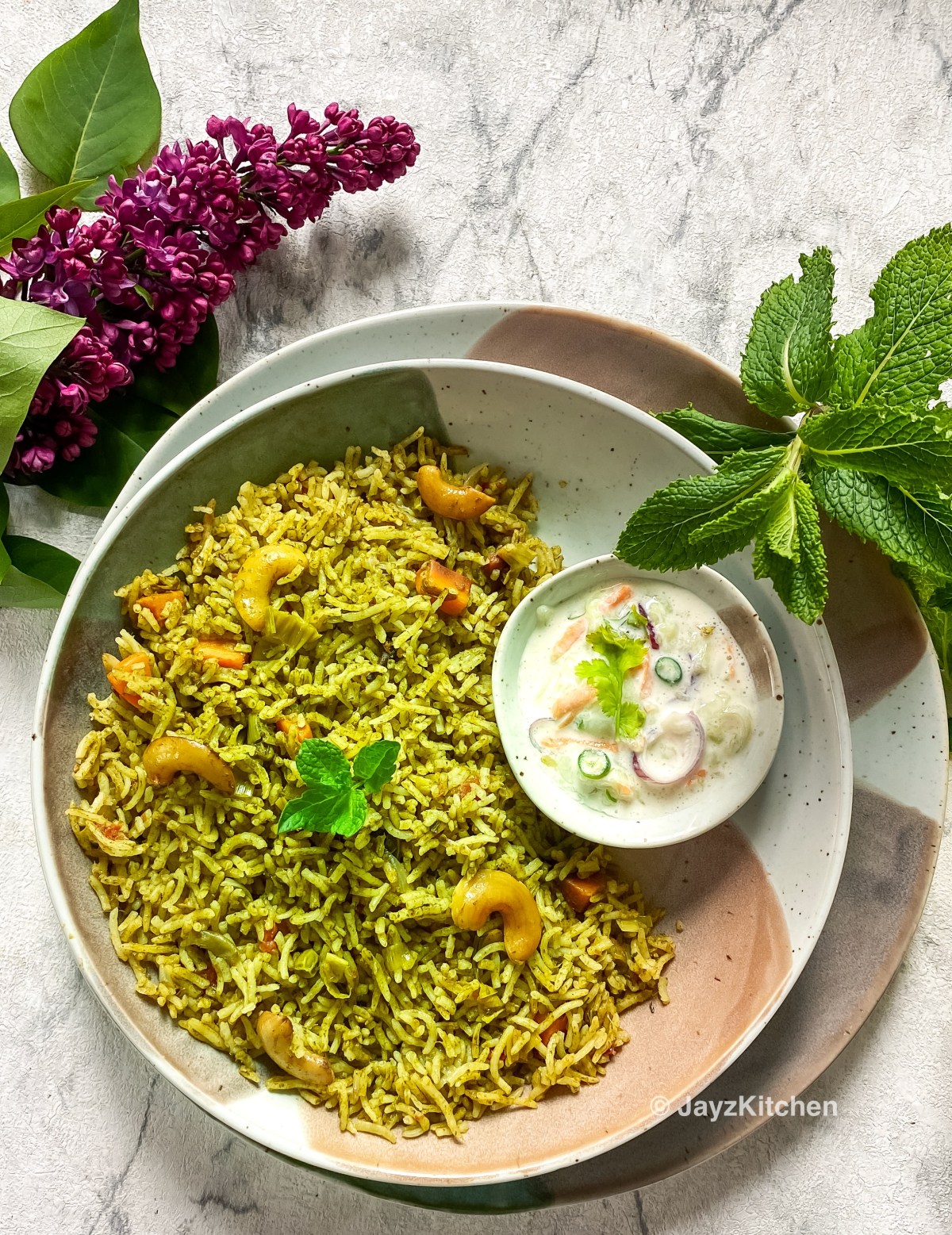 Spinach Rice | Palak Pulao | pasalai keerai&nbsp;sadam